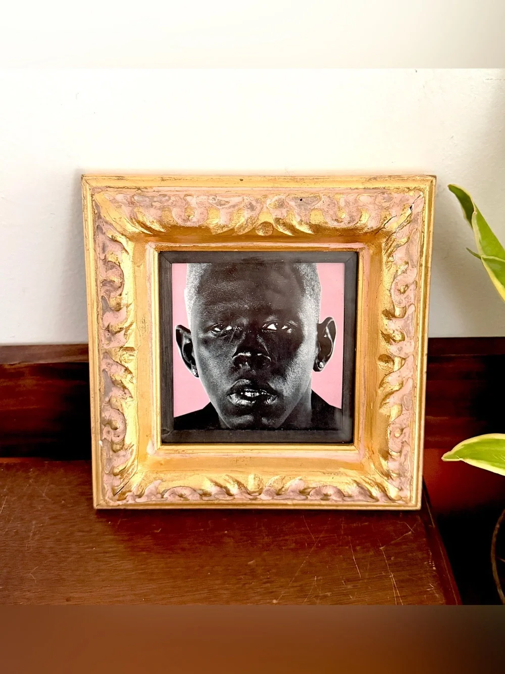 Tyler The Creator Igor Framed Art Print Vintage Style Gold Pink Baroque Frame